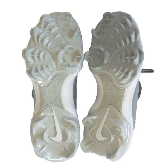 Nike Hyperdiamond 4 Pro MCS Women's‎ Size 7 Softball Cleat DC8990-0012 pure Gray - Picture 9 of 10